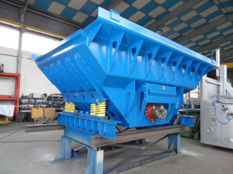 50 T load weight shake out table