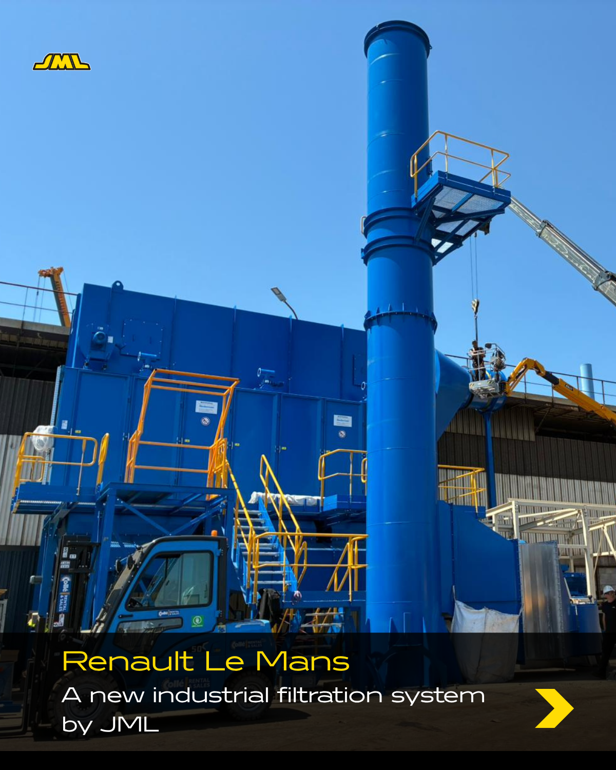 JML Industrie supports Renault Le Mans with a new industrial filtration system