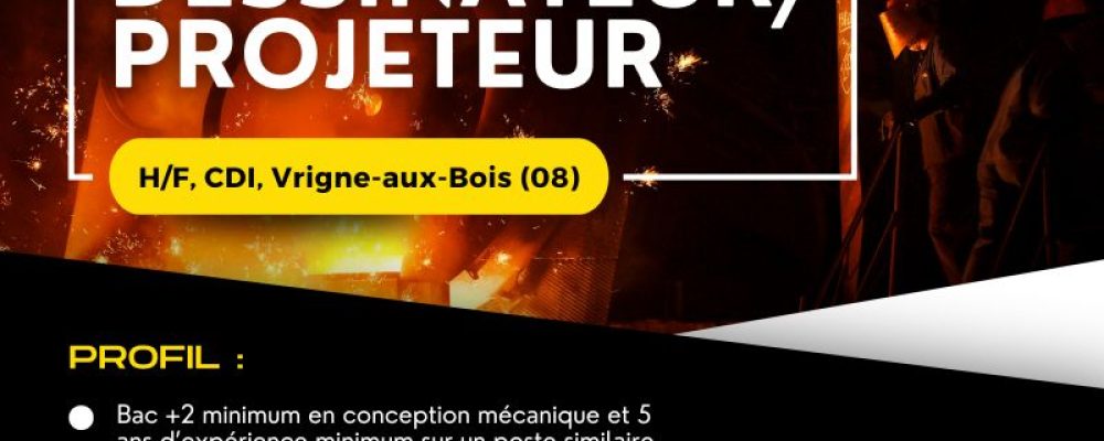 JML Industrie recrute un dessinateur projeteur mécanique (H/F)
